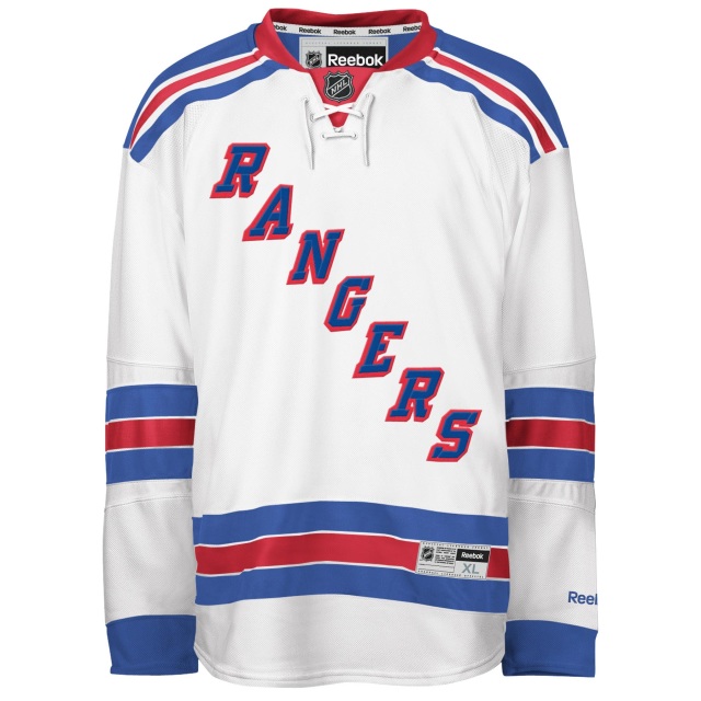 reebok new york rangers jersey