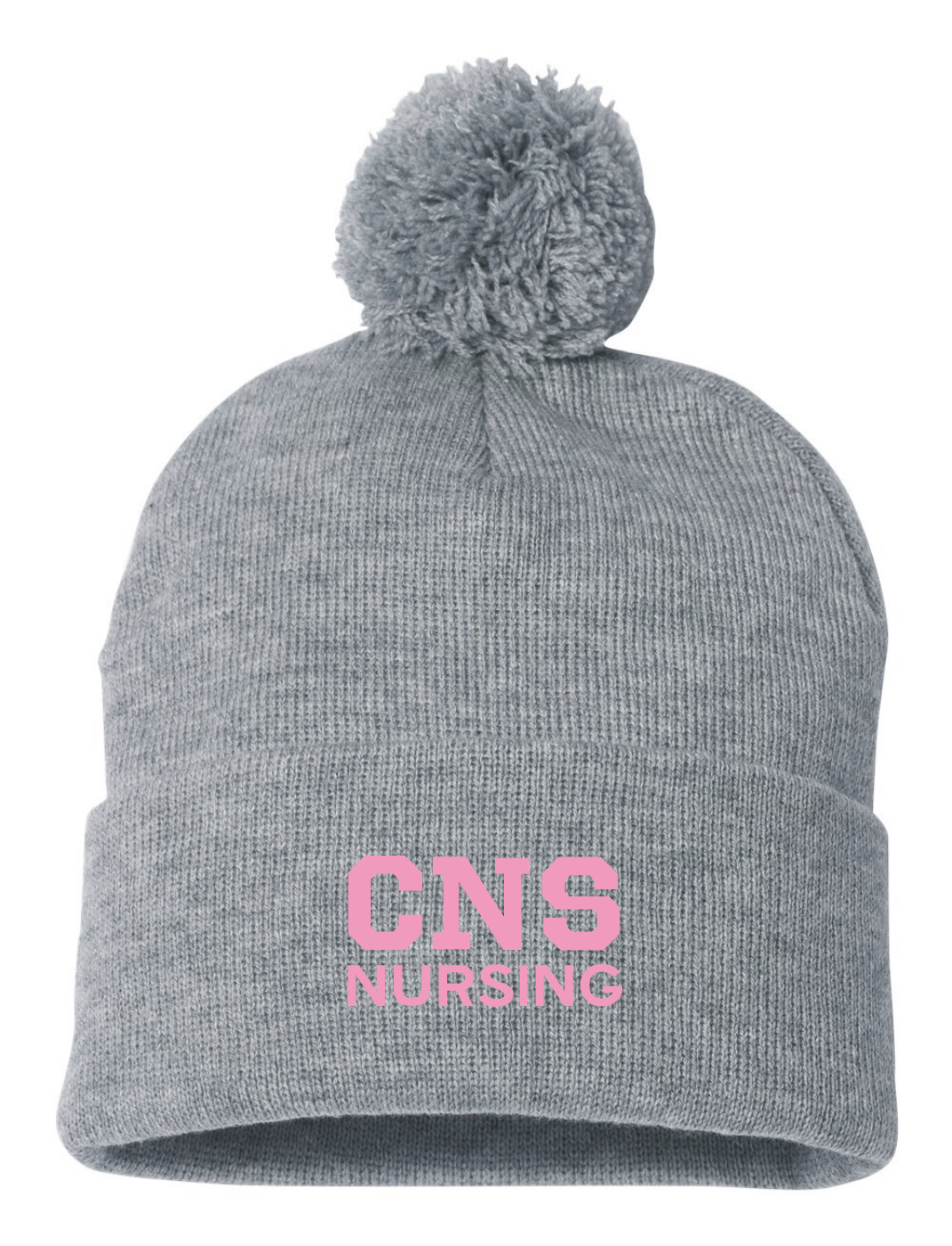 CNS Class of 2024 Nursing Cuff Pom Pom Toque