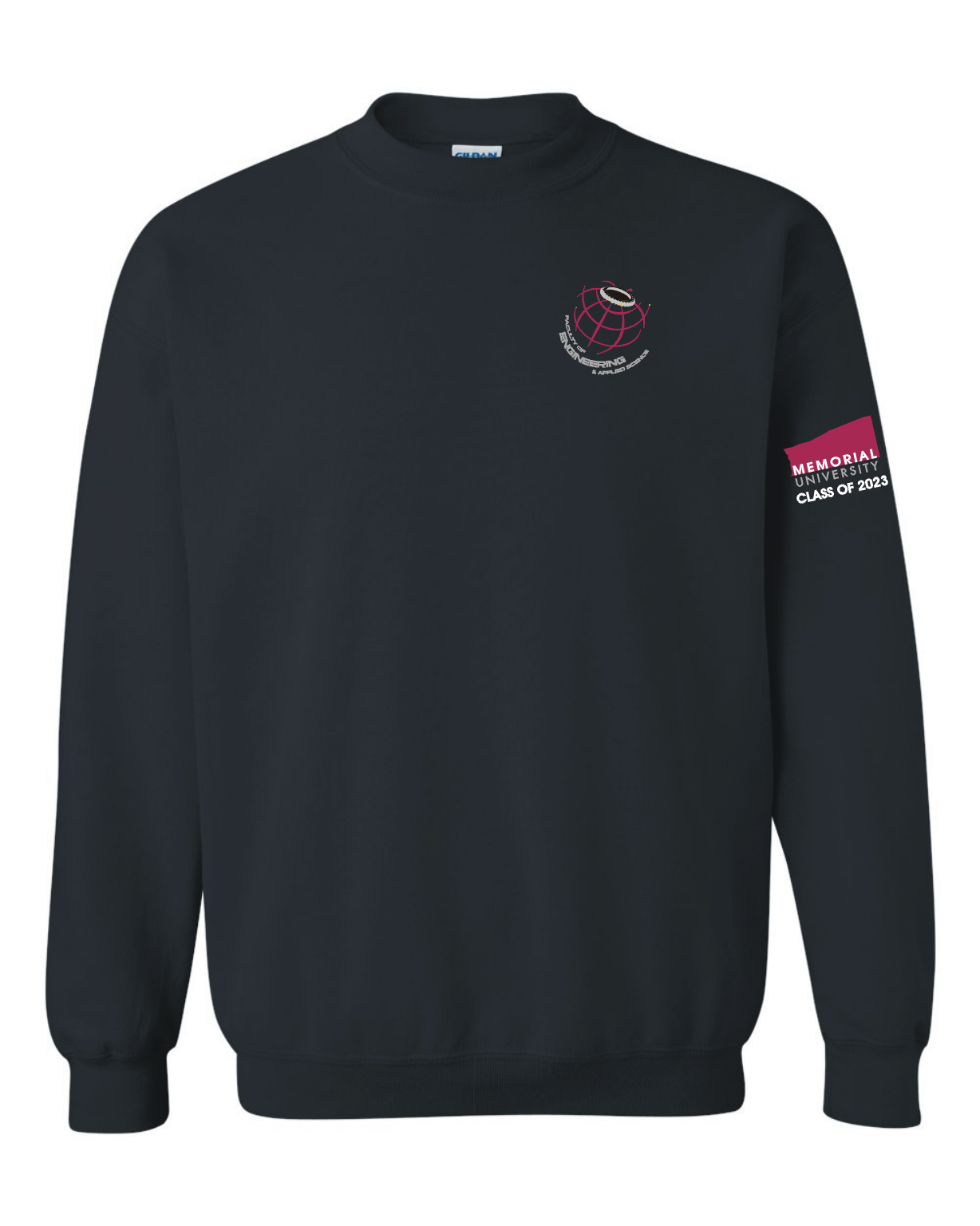 Mun Engineering Class of 2023 - Embroidered Crewneck Sweatshirt